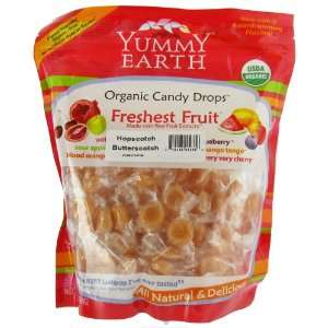 Yummy Earth Organic Candy Drops Gluten Free, Hopscotch Butterscotch 13 