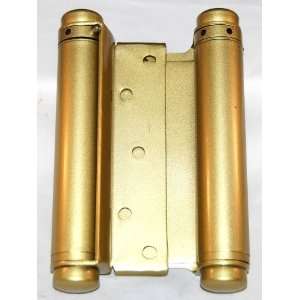 6 Heavy Duty Brass Double Action Spring Hinges Adjustable 