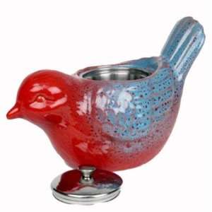  RED BREAST BIRD Fire Pot by Windflame Patio, Lawn 