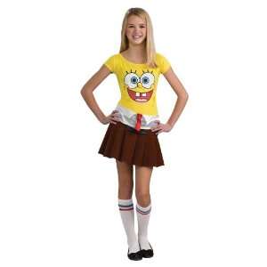   By Rubies Costumes SpongeBob Girl Teen Costume / Yellow   Size Teen