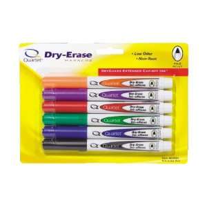  Low Odor Dry Erase Markers, Fine Point, 6/Pack, Assorted 