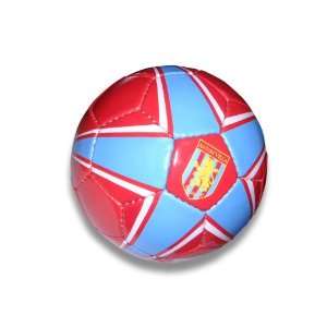  Aston Villa Miniature Soccer Ball, Size 1 Sports 