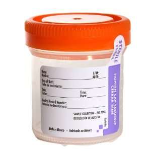 Samco Scientific 01 0092 Sterile Specimen Container with 53mm Wide 