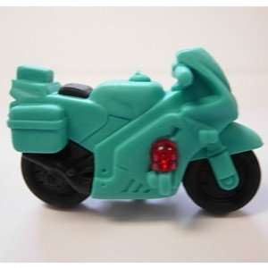  Teal Motorcycle Eraser Toys & Games