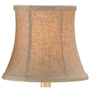 Currey and Company 0414 Accessory   7 Large Shade, Natural Linen 