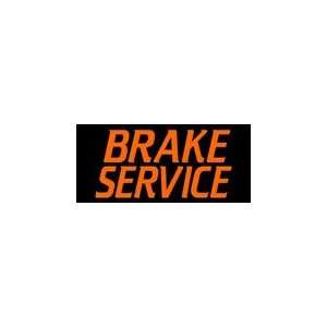  Brake Service Simulated Neon Sign 12 x 27