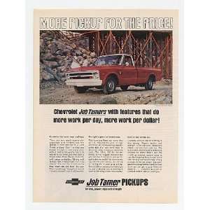  1968 Chevy Half Ton Fleetside Pickup Truck Job Tamer Print 