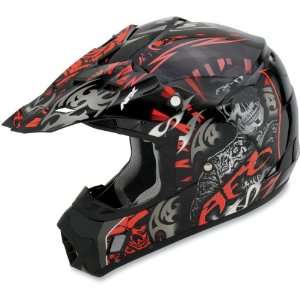  , Helmet Category Offroad, Primary Color Red 0111 0746 Automotive