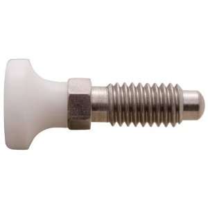 M12 x 1.75 x 25mm, End force 8.00 Newtons, Steel Body/Plunger, White 