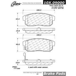  Centric Parts 105.09000 Ceramic Brake Pad Automotive
