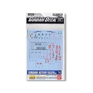  GD 74 1/100 Master Grade Gundam Astray Blue Frame Decal 