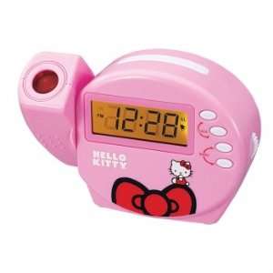  Exclusive Hello Kitty KT3004 Projection Alarm Clock Radio 