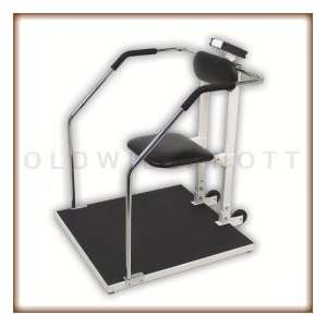  Detecto 6868 Flip Seat Bariatric Scale With Hand Rail 