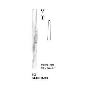 Standard Tissue Forceps   12 teeth, straight, 10 inch , 25 cm   1 ea
