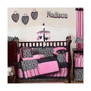  Madison 9 Piece Crib Set   Baby Girl Bedding Baby