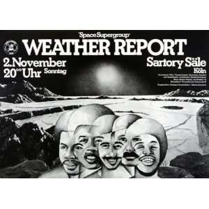  Weather Report   Space Supergroup 1975   CONCERT   POSTER 
