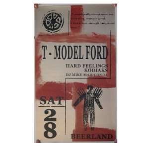  T Model Ford Poster Hard Feelings T Model Silkscreen 
