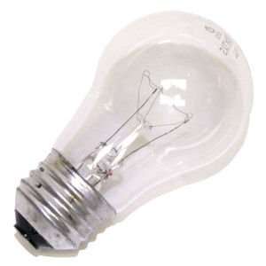  Sylvania 10019 15A15/CL 130V A15 Light Bulb, 6 Pack