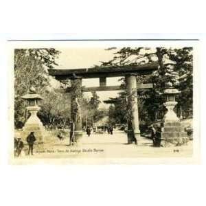 Kasuga Shinto Shrine Real Photo Postcard Nara Japan 