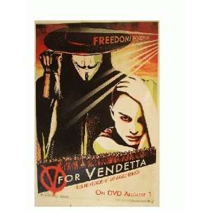   For Vendetta Poster Natalie Portman Matrix Creators 