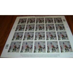  USPS Stamp Sheet 2001 America Responds 20 stamp sheet 