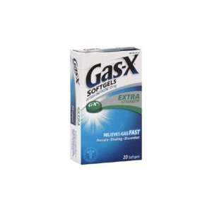  Gas X Softgels Extra Strength Size 20 Health & Personal 
