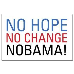  No Hope Anti Obama Anti obama Mini Poster Print by 
