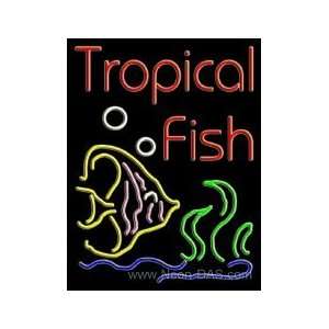  Tropical Fish Neon Sign 31 x 24