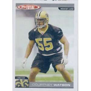  2004 Topps Total 387 Courtney Watson Saints (RC   Rookie 
