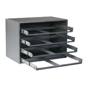  310 95 Gray Cold Rolled Steel Standard Triple Track Space Saver Rack 