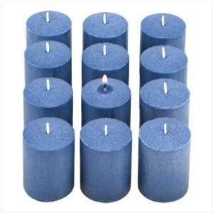  Set Of 12 Midnight Garden Fragrance Votive Wax Candles 