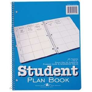   Student Plan Book 11x8.5 45 Sht 12145 Pack Of 24