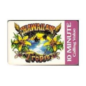   Card 10m Hawaiian Tropic Suncare Products USED (Nice Looking Card