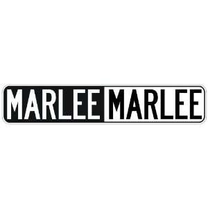   NEGATIVE MARLEE  STREET SIGN