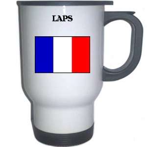  France   LAPS White Stainless Steel Mug 