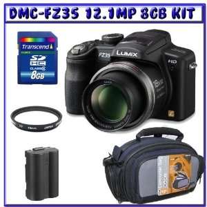   FZ35 12.1MP Digital Camera 8GB Deluxe II Accessory Kit