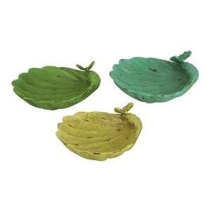  Sterling Industries 93 1453 Shell Dish   Set of 3, Yellow 