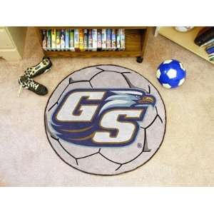   Southern University Eagles 29 Diameter Soccer Ball Shaped Area Rug