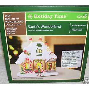 Holiday Time Santas Wonderland/Village Piece/Christmas Village Santa 