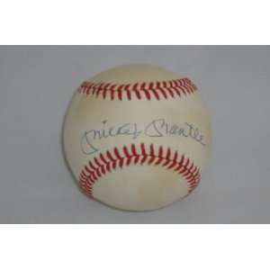   Mickey Mantle Ball   Oml Bobby Brown Psa2   Autographed Baseballs