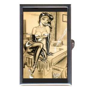  BILL WARD BUSTY BRUNETTE Coin, Mint or Pill Box Made in 