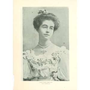  1896 Print Consuelo Duchess of Marlborough Everything 