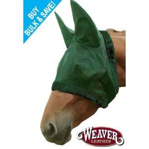  DELUXE FLY Horse MASK With EARS Medium Green Sports 