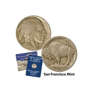  1913 Variety I Buffalo Nickel   San Francisco Mint Sports 