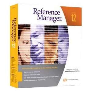  Thomson Reuters, THOM Reference Manager 12 Academic W CD 