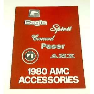  1980 80 AMC ACCESSORIES BROCHURE Pacer AMX Spirit Eagle 
