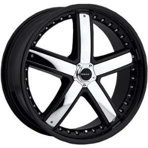 MAAS M28 18x8 Black Wheel / Rim 5x100 with a 35mm Offset and a 73.00 