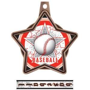 Hasty Awards All Star Insert Custom Baseball Medals BRONZE MEDAL 