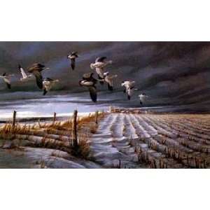  Terry Redlin   Winter Snows Medallion Edition with 
