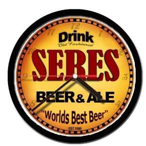  SERES beer and ale cerveza wall clock 